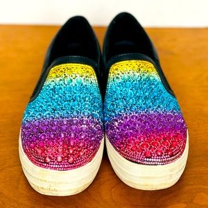 SKECHERS Colorful Studded Sneakers US7